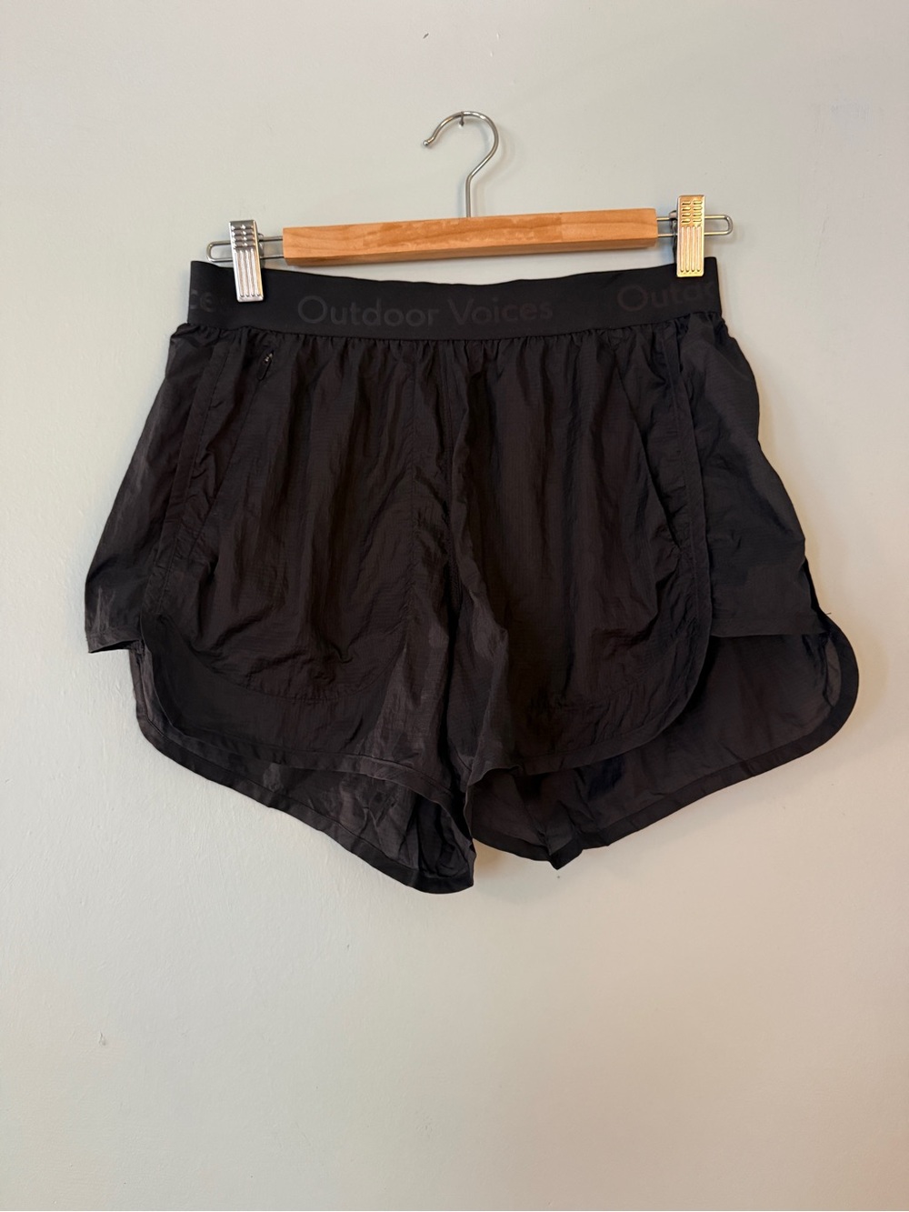 Outdoor Voices Black Women's Athletic Shorts